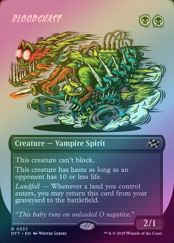Bloodghast - Borderless Rude Rider (Foil) (DFT)