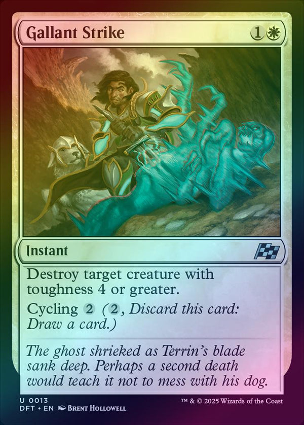 Gallant Strike (Foil) (DFT)