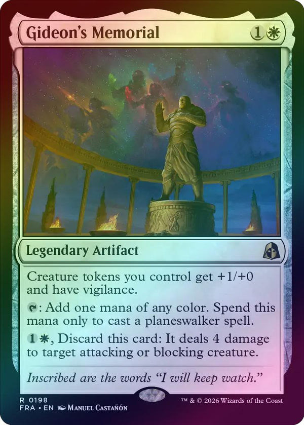 Gideon's Memorial (Foil) (FRA) (Pre-Order)