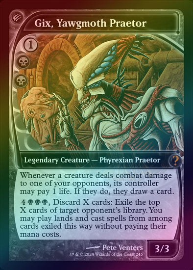 401 Games Canada - Gix, Yawgmoth Praetor (Foil) (MB2) 401 Games Canada - Gix, Yawgmoth Praetor (Foil) (MB2)