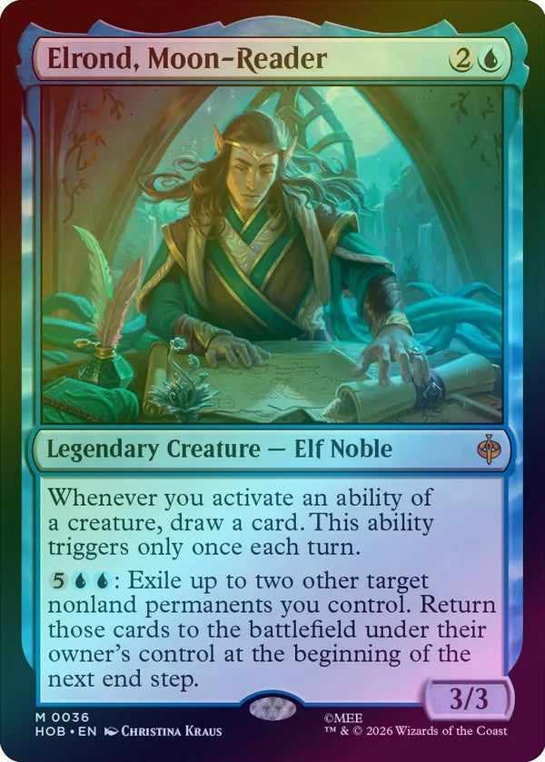 Elrond, Moon-Reader (Foil) (HOB) (Pre-Order)