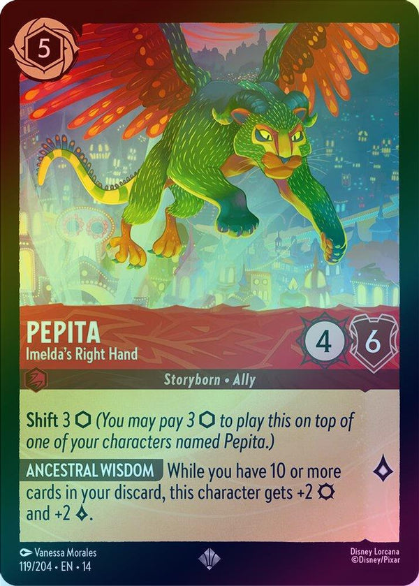 Pepita (Imelda's Right Hand) - 119/204 - Super Rare (Foil)