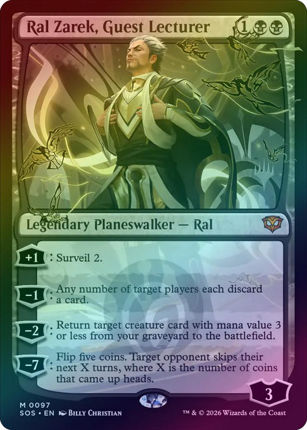 Ral Zarek, Guest Lecturer - Promo Pack (Foil) (PSOS)
