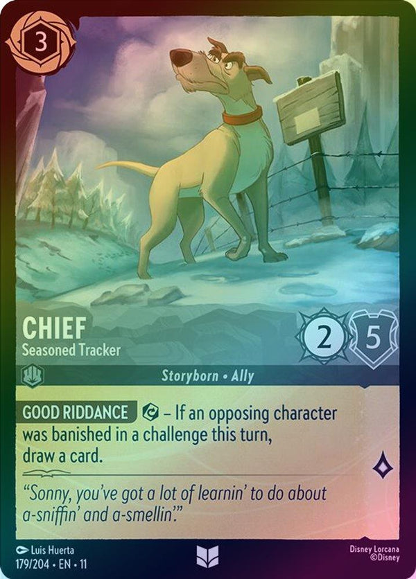 Chief (Seasoned Tracker) - 179/204 - Uncommon (Foil)
