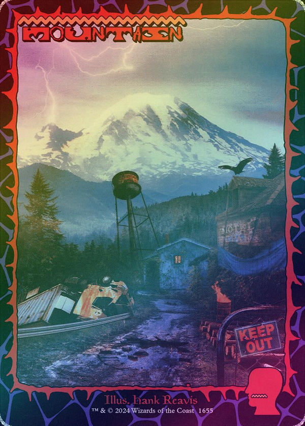Mountain (1655) - Brain Dead: Lands (Rainbow Foil) (SLD)