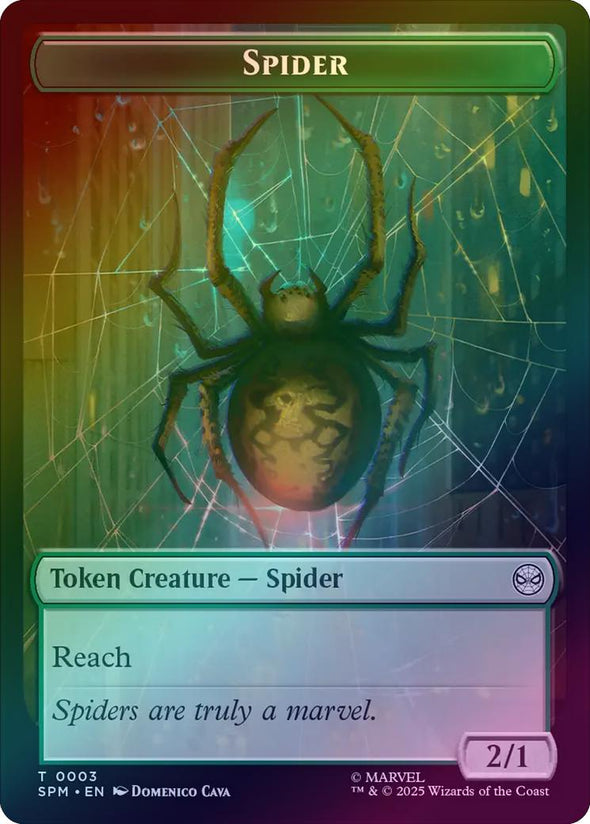 Spider // Treasure Token (Foil) (TSPM)