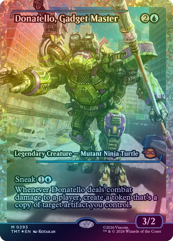 Donatello, Gadget Master - Japan Showcase (Fracture Foil) (TMT)
