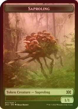 Saproling // Monk Token (Foil) (T2X2)