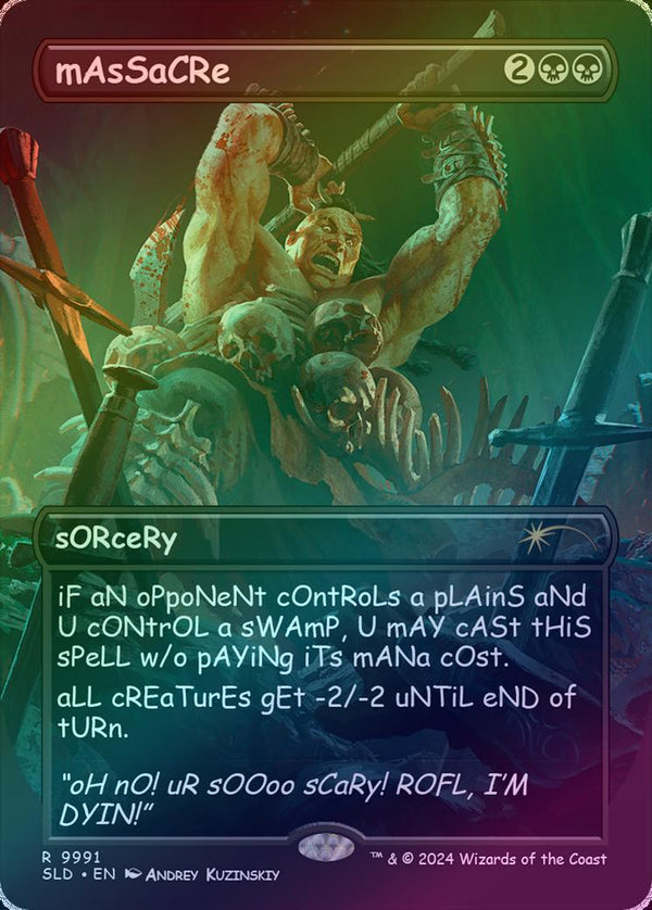 Massacre - Sans Mercy (Rainbow Foil) (SLD)