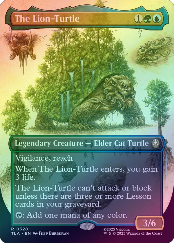 The Lion-Turtle - Borderless Field Notes (Foil) (TLA)