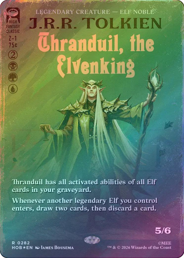 Thranduil, the Elvenking - Book Cover (Surge Foil) (HOB) (Pre-Order)