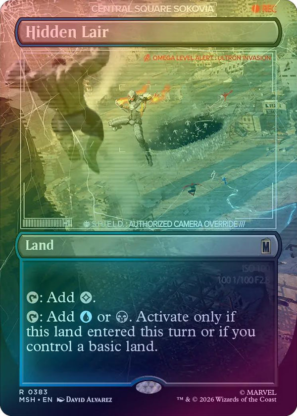 Hidden Lair - Borderless (Foil) (MSH) (Pre-Order)