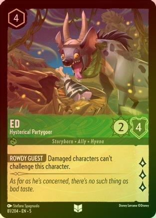 Ed (Hysterical Partygoer) - 81/204 - Uncommon (Foil)