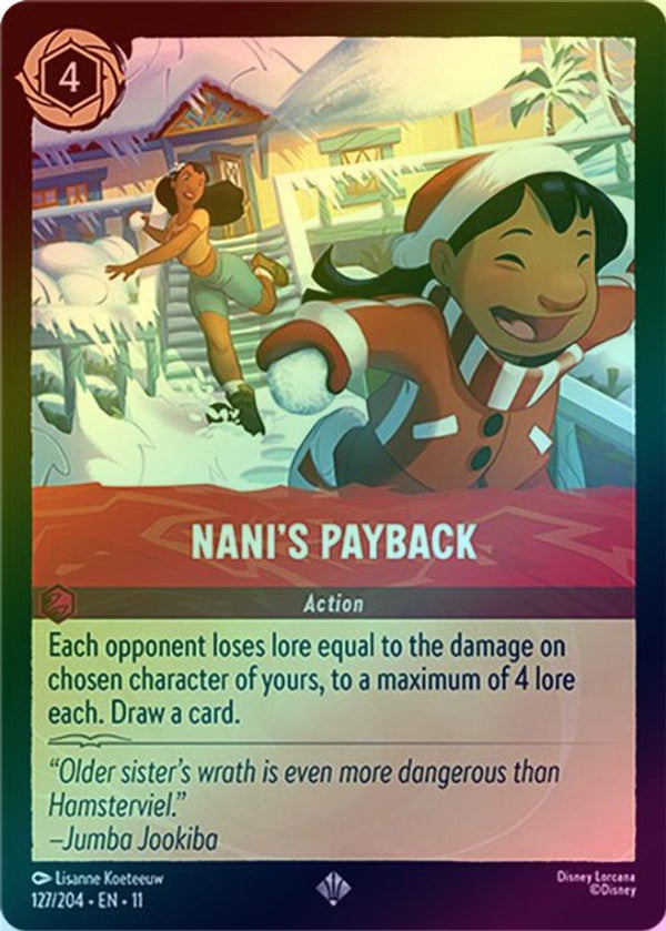 Nani's Payback - 127/204 - Super Rare (Foil)