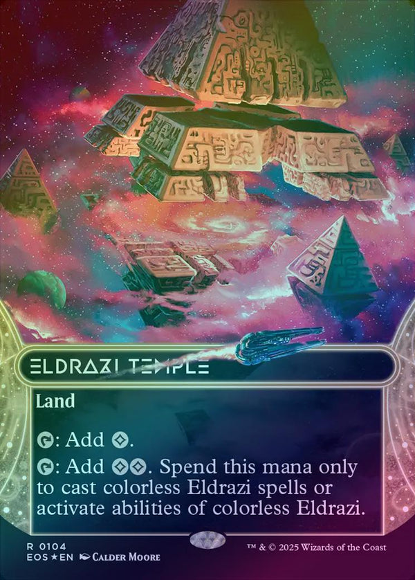 Eldrazi Temple - Borderless (Galaxy Foil) (EOS)