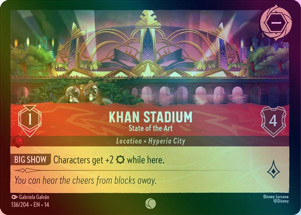 Khan Stadium (State of the Art) - 136/204 - Common (Foil)