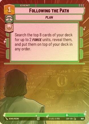 Following the Path (Hyperspace) - 843 - Common (Foil)
