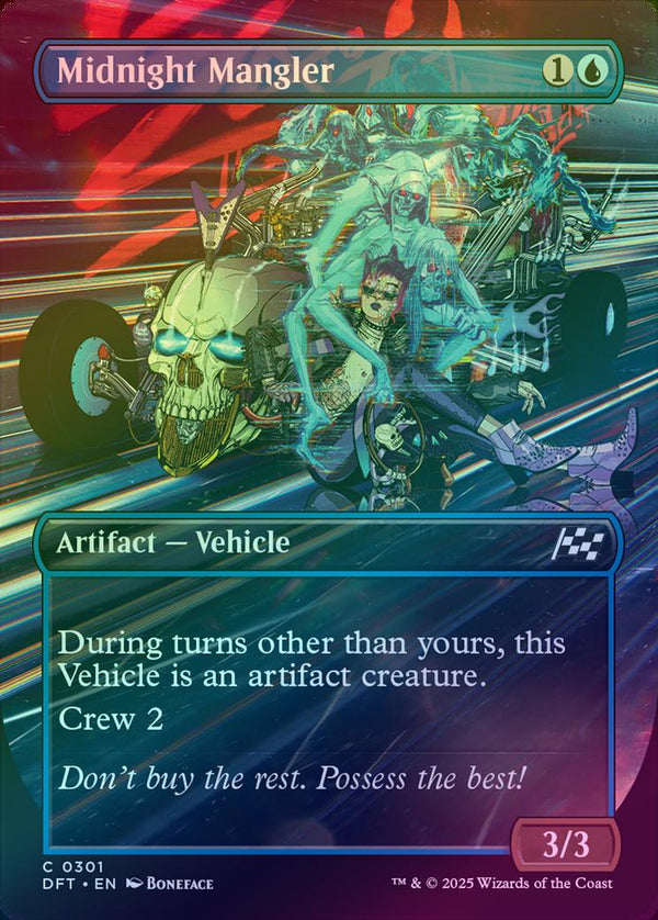 Midnight Mangler - Borderless Revved Up (Foil) (DFT)
