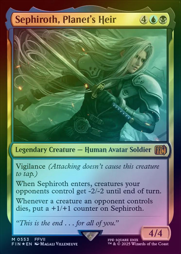Sephiroth, Planet's Heir (Foil) (FIN)