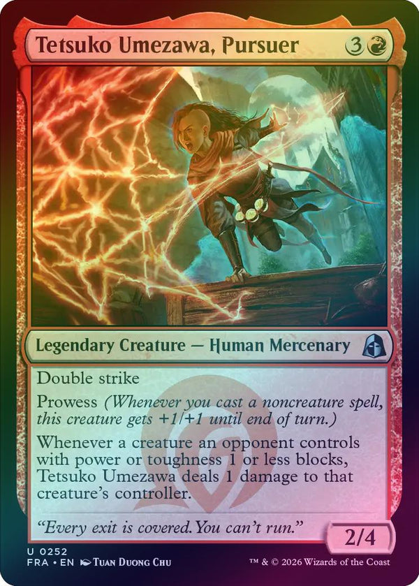 Tetsuko Umezawa, Pursuer (Foil) (FRA)