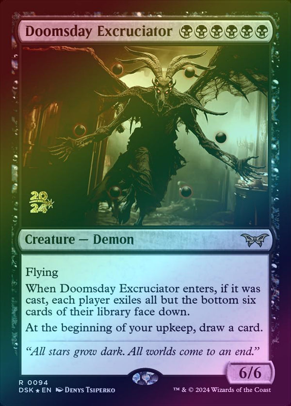 Doomsday Excruciator - Prerelease Promo (Foil) (PDSK)