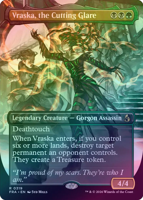 Vraska, the Cutting Glare - Borderless Echo (Foil) (FRA)