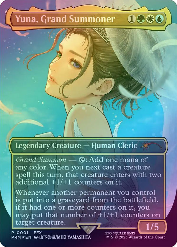 Yuna, Grand Summoner - Borderless (Foil) (PW25)
