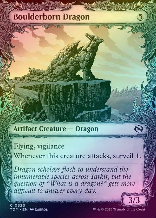 Boulderborn Dragon - Draconic Showcase (Foil) (TDM)