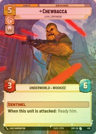 Chewbacca - Loyal Companion (Hyperspace) - 458 - Uncommon (Foil)