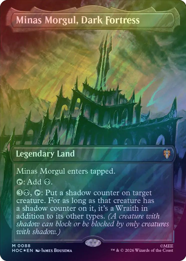 Minas Morgul, Dark Fortress - Borderless (Surge Foil) (HOC)
