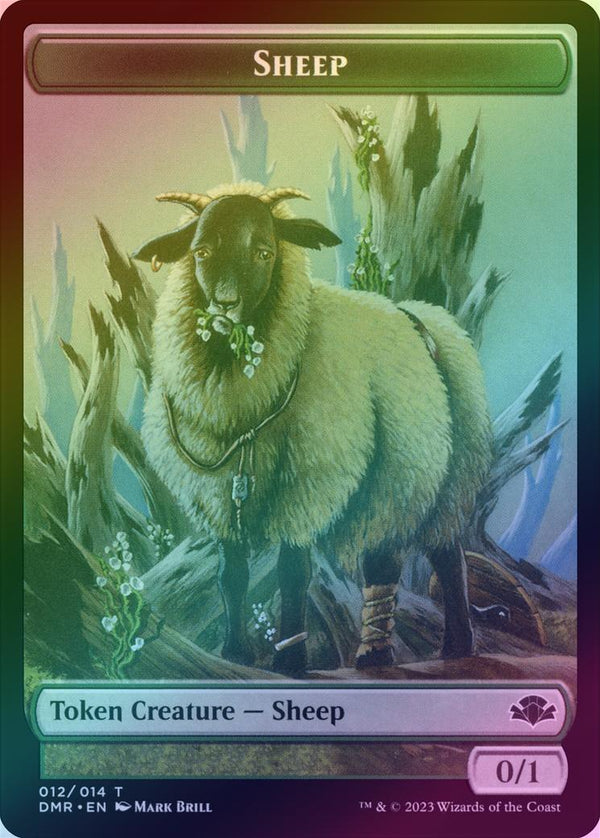 Sheep Token (Foil) (TDMR)