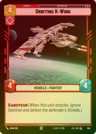 Orbiting K-Wing - 664 - Common (Foil)