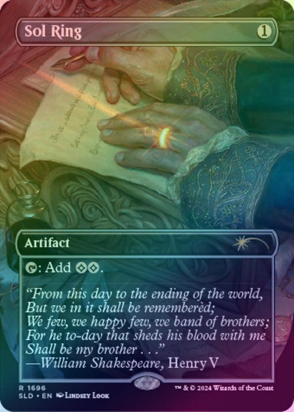 Sol Ring - Sheldon's Spellbook (Rainbow Foil) (SLD)
