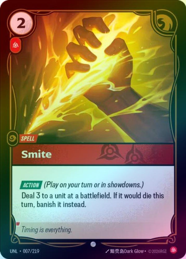 Smite - 007/219 - Common (Foil)