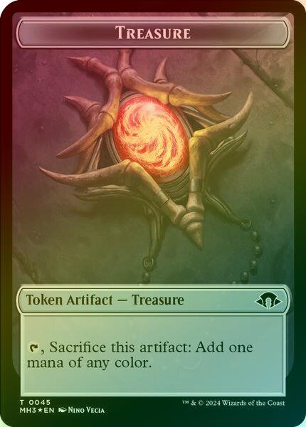 Treasure // Copy Token (Ripple Foil) (TMH3)