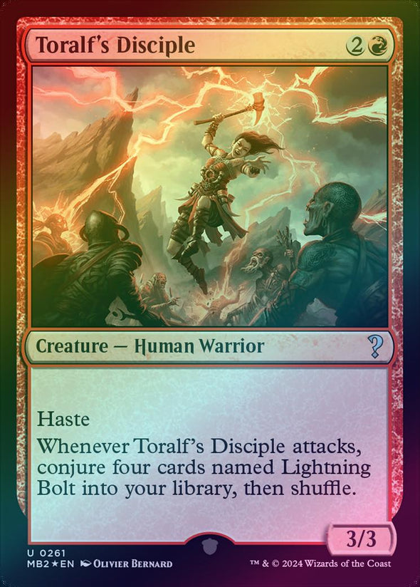 Toralf's Disciple (Foil) (MB2)