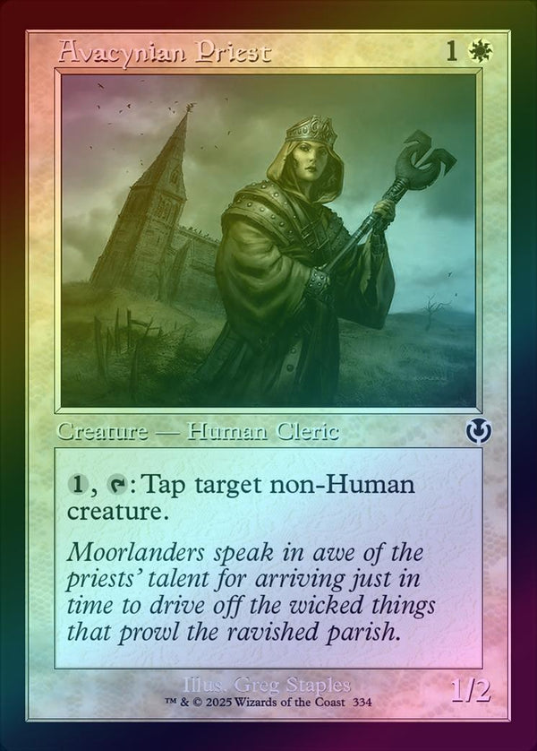 Avacynian Priest - Retro Frame (Foil) (INR)