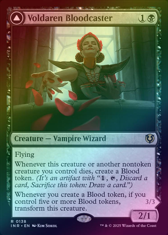 Voldaren Bloodcaster // Bloodbat Summoner (Foil) (INR)
