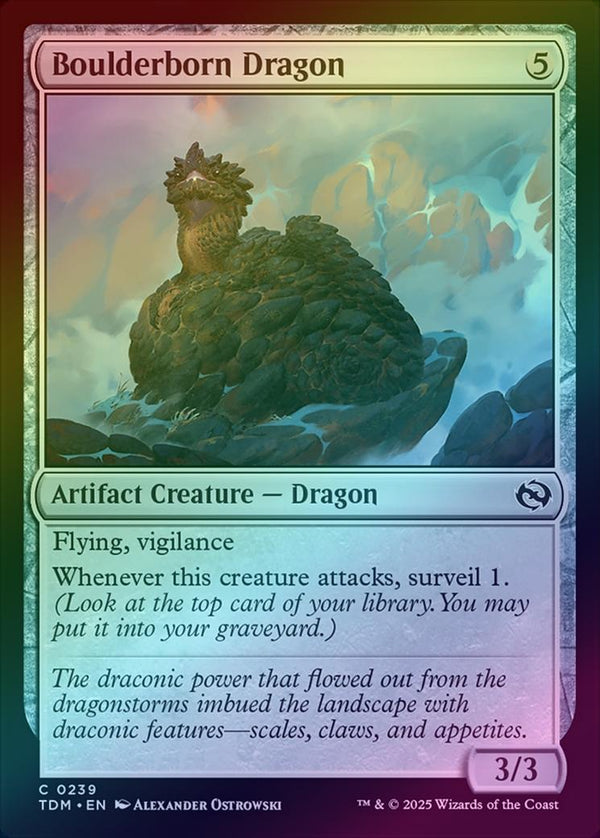 Boulderborn Dragon (Foil) (TDM)