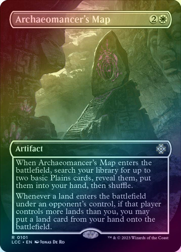 Archaeomancer's Map - Borderless (Foil) (LCC)