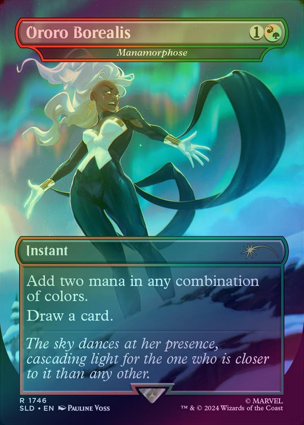 Ororo Borealis // Manamorphose - Marvel's Storm (Rainbow Foil) (SLD)