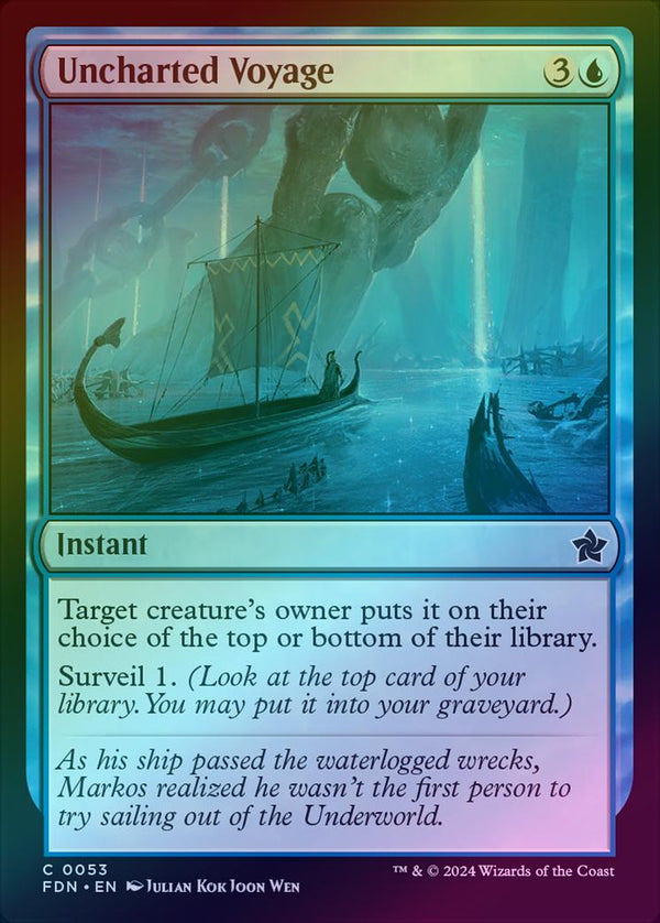Uncharted Voyage (Foil) (FDN)