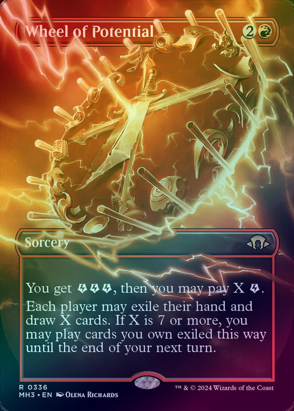 Wheel of Potential - Borderless (Foil) (MH3)