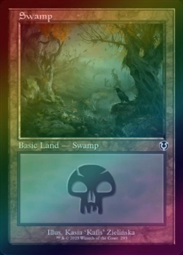 Swamp (293) - Retro Frame (Foil) (INR)