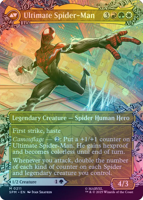 miles morales mtg card 401 Games Canada - Miles Morales // Ultimate Spider-Man