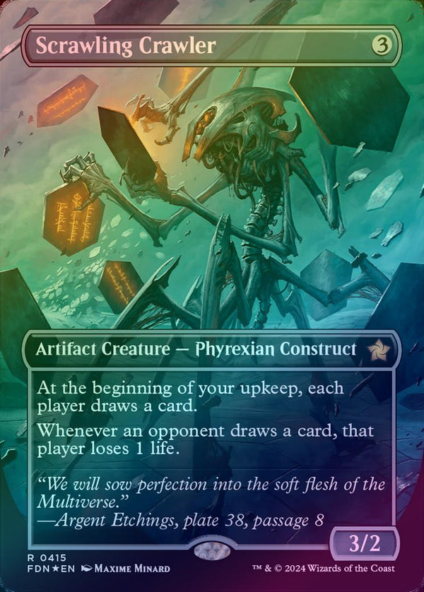Scrawling Crawler - Borderless (Mana Foil) (FDN)