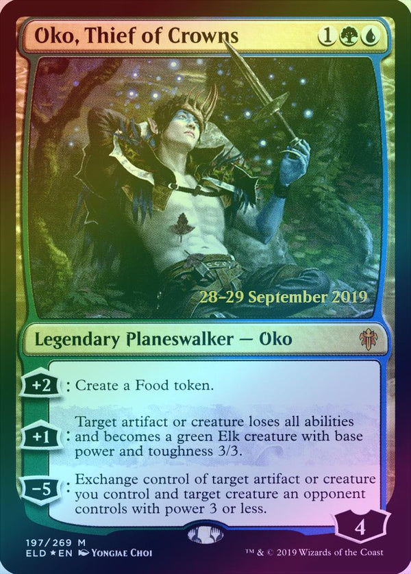 Oko, Thief of Crowns - Prerelease Promo (Foil) (PELD)