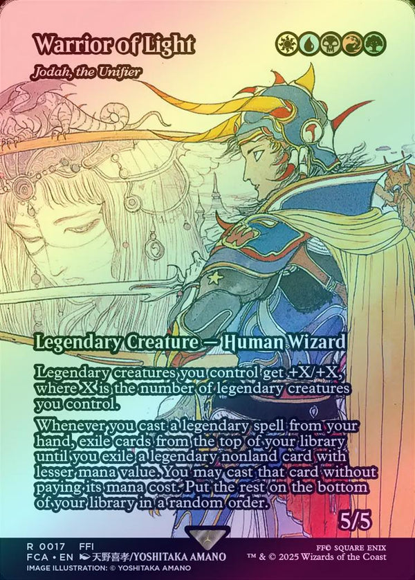 Warrior of Light // Jodah, the Unifier - Borderless (Foil) (FCA)