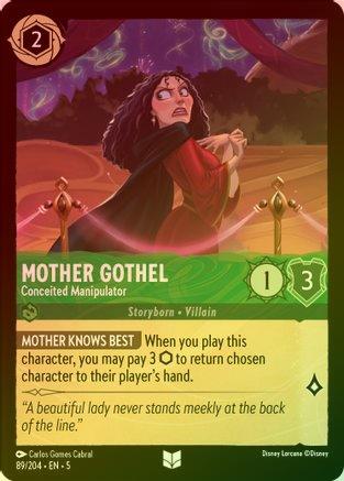 Mother Gothel (Conceited Manipulator) - 89/204 - Uncommon (Foil)