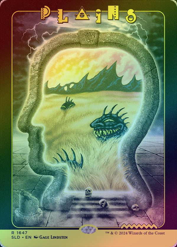 Plains (1647) - Brain Dead: Lands (Rainbow Foil) (SLD)